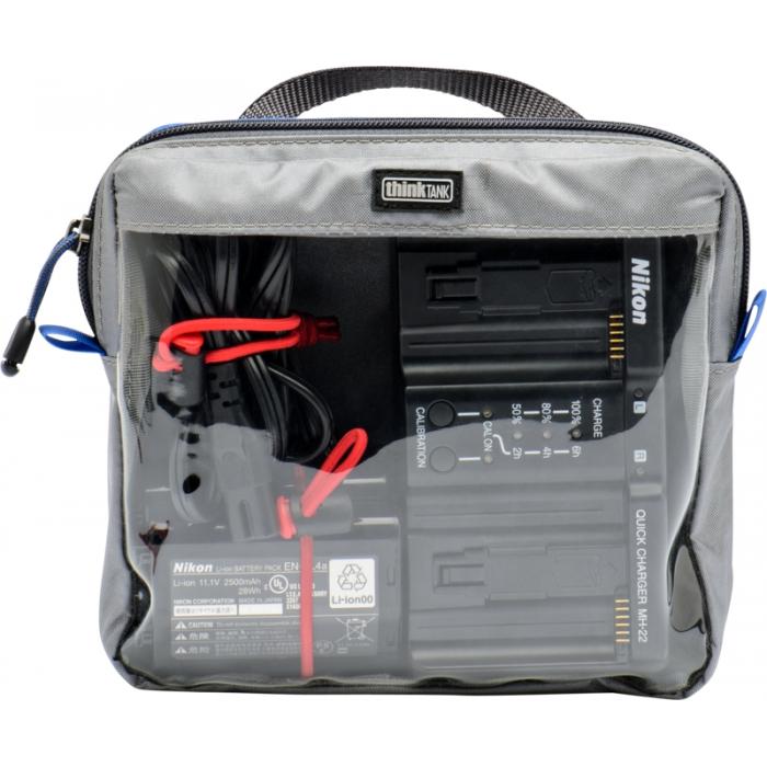 Другие сумки - THINK TANK CABLE MANAGEMENT 20 V2.0, GREY/CLEAR 740244 - быстрый заказ от производителя