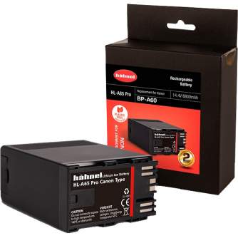 Camera Batteries - HÄHNEL BATTERY CANON HL-A65 PRO 1000 162.5 - quick order from manufacturer