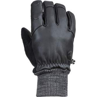 Gloves - VALLERRET HATCHET LEATHER PHOTOGRAPHY GLOVE BLACK XS 22HTC-BK-XS - quick order from manufacturer