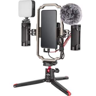 Съёмка на смартфоны - SmallRig 3384 Professionele Telefoon Video Rig Kit voor Vlogging + Live Streaming 3384 - быстрый заказ от 