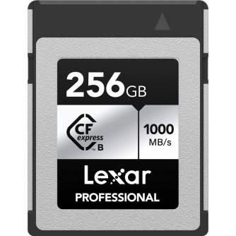 Карты памяти - LEXAR CFEXPRESS PRO SILVER SERIE R1000W600 256GB LCXEXSL256G-RNENG - купить сегодня в магазине и с доставкой