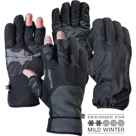 VALLERRET MILFORD FLEECE GLOVE XS 22MFD-BK-XS