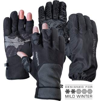 Gloves - VALLERRET MILFORD FLEECE GLOVE L 22MFD-BK-L - quick order from manufacturer