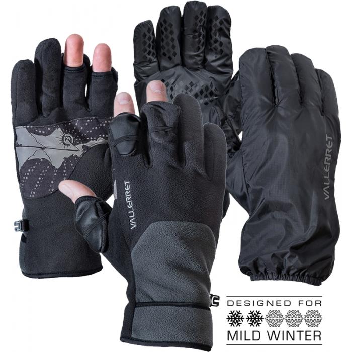 Gloves - VALLERRET MILFORD FLEECE GLOVE XL 22MFD-BK-XL - quick order from manufacturer
