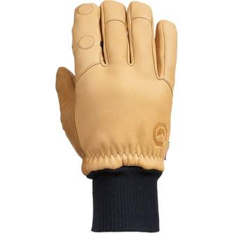 Gloves - VALLERRET HATCHET LEATHER PHOTOGRAPHY GLOVE NATURAL L 22HTC-NT-L - quick order from manufacturer