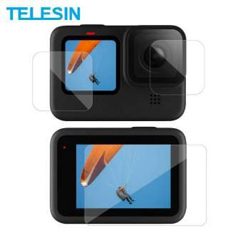 Accessories for Action Cameras - Telesin Tempered glass film for GoPro Hero 9 - buy today in store and with delivery