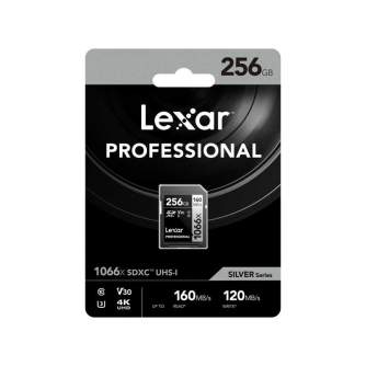 Memory Cards - LEXAR Pro 1066x SDXC U3 (V30) UHS-I R160/W120 256GB - buy today in store and with delivery
