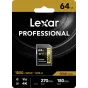Memory Cards - LEXAR Pro 1800x SDXC U3 (V60) UHS-II R270/W180 64GB - buy today in store and with delivery