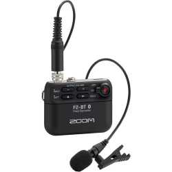 Диктофоны - Zoom F2-BT sound recorder wtih lavalier microphone and bluetooth app control - купить сегодня в магазине и с доставкой
