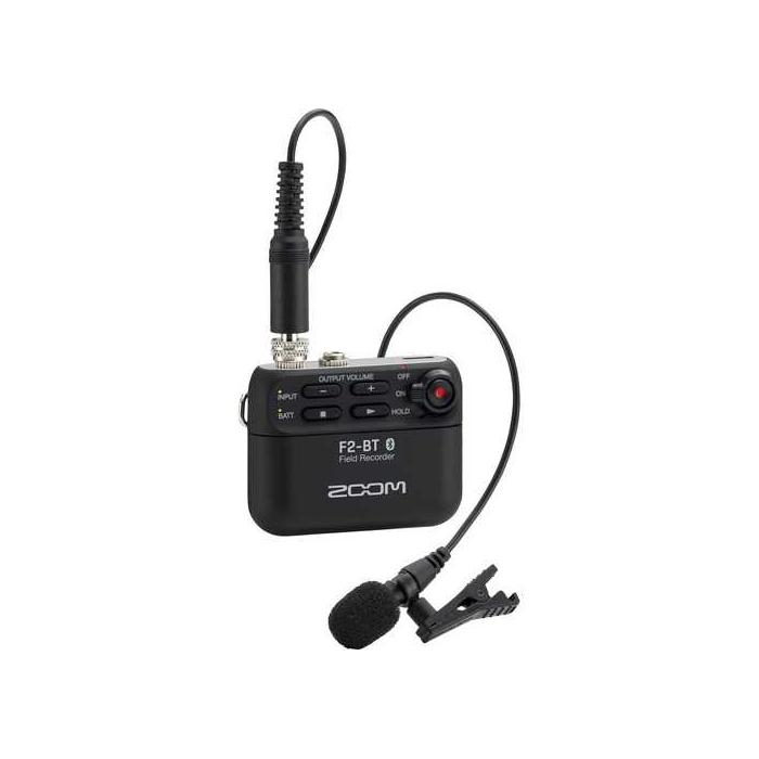 Sound Recorder - Zoom F2-BT sound recorder wtih lavalier microphone and bluetooth app control - quick order from manufacturer