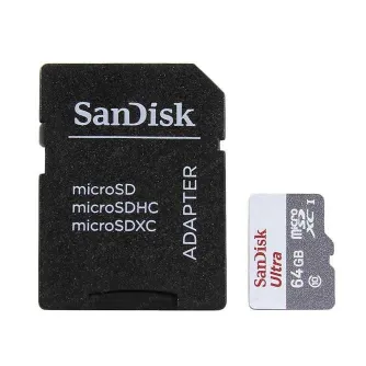 Discontinued - SANDISK MEMORY MICRO SDXC 64GB UHS-I W/A SDSQUNR-064G-GN6TA