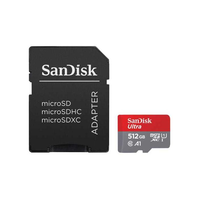 Atmiņas kartes - SANDISK MEMORY MICRO SDXC 512GB UHS-I W/A SDSQUA4-512G-GN6MA - ātri pasūtīt no ražotāja
