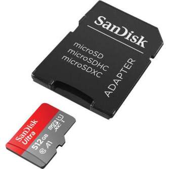 Memory Cards - SANDISK MEMORY MICRO SDXC 512GB UHS-I W/A SDSQUA4-512G-GN6MA - quick order from manufacturer