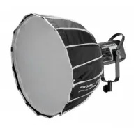 Yongnuo LED COB 180W S-Type LUX160 25,000 lum WB dienas gaisma 5500k ar softboksu un atstarotāju