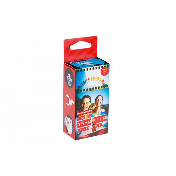 Photo films - Lomography Color Negative Film 100/135/36 (3 pcs) - buy today in store and with delivery