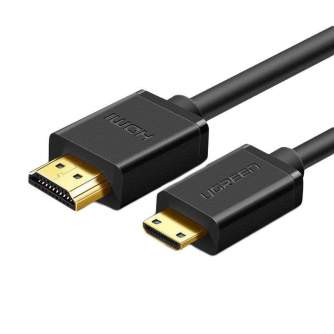 Video vadi, kabeļi - UGREEN 5 HD108 Mini HDMI to HDMI Cable 1.5m (Black) - perc šodien veikalā un ar piegādi