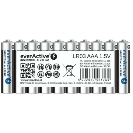 Alkaline batteries LR03 everActive Pro Alkaline LR03 10xAAA