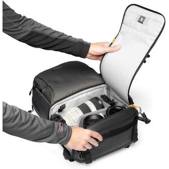 Mugursomas - Lowepro backpack Fastpack BP 250 AW III, grey LP37332-PWW - купить сегодня в магазине и с доставкой