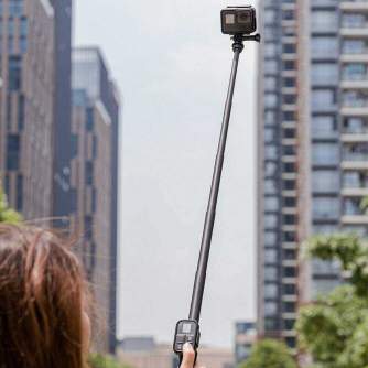 Selfiju statīvs Selfie Stick - Telesin 0.9M Carbon Fiber Selfie monopod with Alum - купить сегодня в магазине и с доставкой