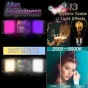 Mini LED šviesos šaltinis - PULUZ Pocket LED 2500-9000K+RGB Full Color Beauty Fill - купить сегодня в магазине и с доставкой