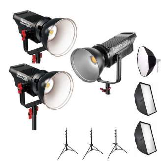 Видео освещение - Aputure COB C120D II + C120D II + C300D II модели Тройной комплект LED освещения 540Ват Аренда