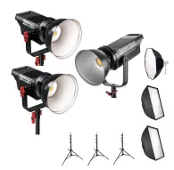 Aputure COB C120D II + C120D II + C300D II gen. Tripple LED light kit 540W rent