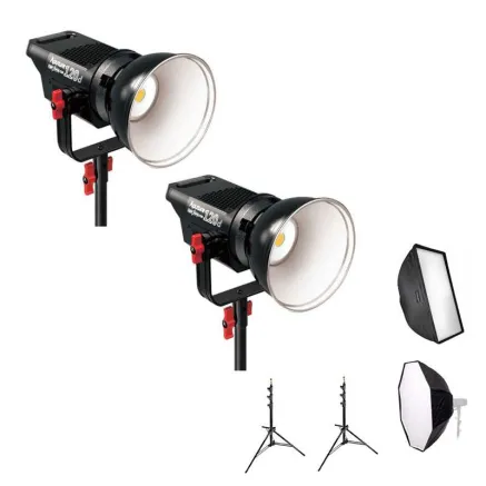 Aputure COB C120D II + C120D II double LED light set 240W rent