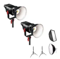 Aputure COB C120D II + C120D II double LED light set 240W rent