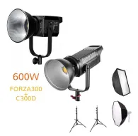 Aputure C300D II + C300D II или Nanlite FORZA300 двойной LED 600W комплект освещения аренда
