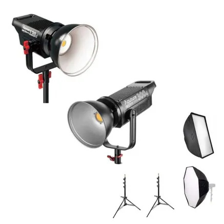 Aputure COB C120D II + C300D II Divu LED gaismu komplekts 420W Noma
