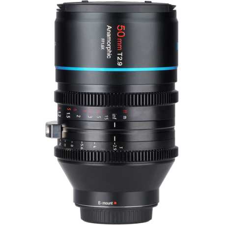 Objektīvi - Sirui Anamorphic Lens 1,6x Full Frame 50mm T2.9 E-Mount - perc šodien veikalā un ar piegādi