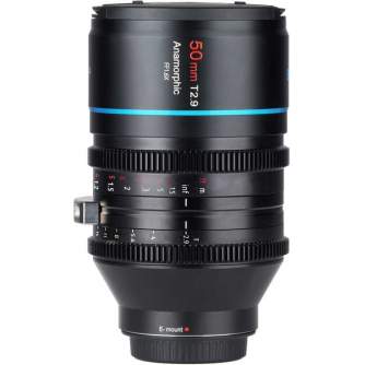 CINEMA Video objektīvi - Sirui Anamorphic Lens 1,6x Full Frame 50mm T2.9 E-Mount - perc šodien veikalā un ar piegādi