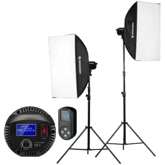 Fluorescent - Bresser BR-60S LED Studio Kit 60W 5600K COB Lighting - quick order from manufacturer