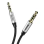 Аудио кабели, адаптеры - Baseus Yiven Audio 3.5mm to 3.5mm Cable M30 1.5M Silver+Black - быстрый заказ от производителя