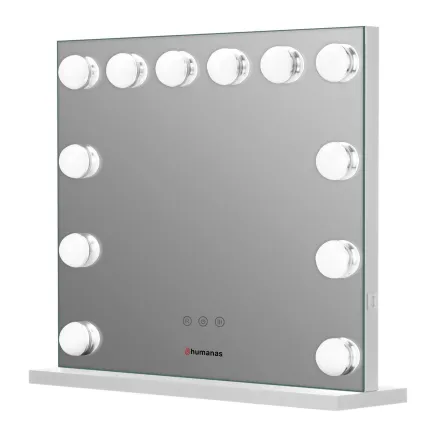 Humanas HS-HM02 make-up mirror with LED lighting white
