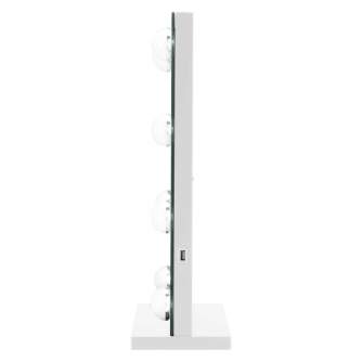 Make-up Mirror - Humanas HS-HM02 make-up mirror with LED lighting – white - buy today in store and with delivery