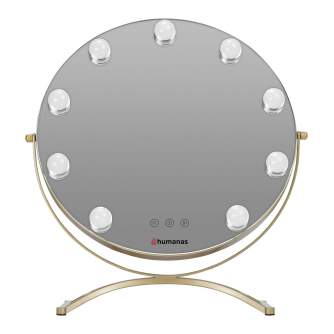 Make-up Mirror - Humanas HS-HM03 make-up mirror with LED lighting - buy today in store and with delivery