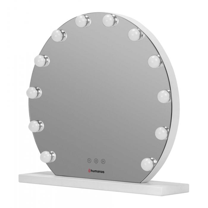 Make-up spoguļi - Humanas HS-HM05 make-up mirror with LED lighting - ātri pasūtīt no ražotāja