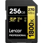 Memory Cards - Lexar memory card SDXC 256GB Professional 1800x UHS-II U3 V60 LSD1800256G-BNNNG - quick order from manufacturer