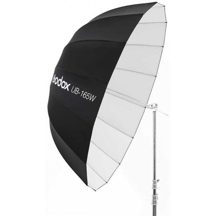 Umbrellas - Godox ub-165w 165cm parabolic umbrella black/white - buy today in store and with delivery