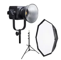 NANLITE FORZA 500 LED прожектор s-type 500W дневное освещение со штативом и софтбоксом аренда