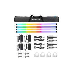 Video gaismas - Nanlite PavoTube II 30X RGBWW LED Pixel zobeni 4-gaismu kompelkts uz baterijas ar aksesuāriem noma
