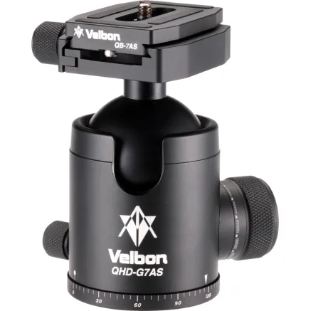 VELBON QHD-G7AS Tripod Head with Quick Release Plate