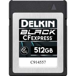 Memory Cards - DELKIN CFEXPRESS BLACK R1645/W1405 512GB WITH FOC CARDREADER 117994 - quick order from manufacturer