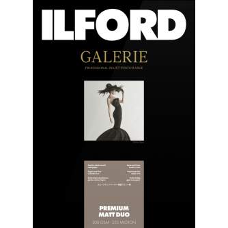 Photo paper for printing - ILFORD GALERIE PREMIUM MATT DUO 200G A3 25 SHEETS 2003183 - quick order from manufacturer