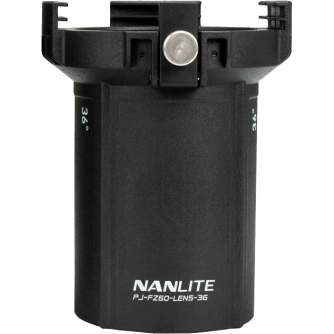 Barndoors Snoots & Grids - NANLITE 36 LENS FOR FM MOUNT PROJECTOR PJ-FMM-LENS-36 - quick order from manufacturer