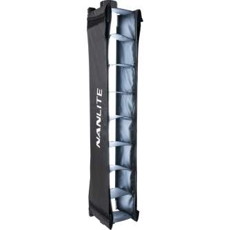 LED палки - NANLITE BARNDOOR WITH EGGCRATE FOR PAVOTUBE II 15X BD-PTII15X+EC - быстрый заказ от производителя