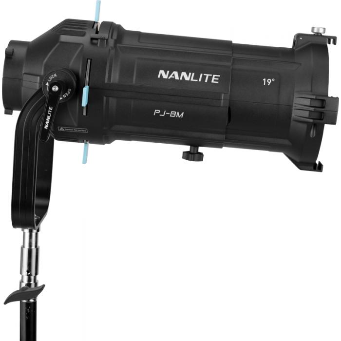 Gaismas veidotāji - NANLITE PJ-BM-19 projektora stiprinājums Bowens Mount ar W/19° lens - perc šodien veikalā un ar piegādi