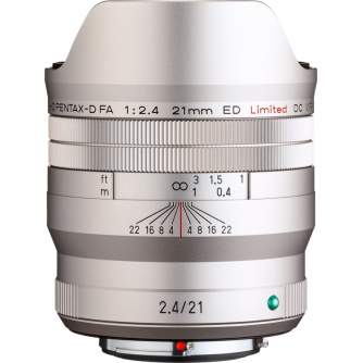 Lenses - RICOH/PENTAX PENTAX HD D FA 21MM F/2.4 ED LIMITED DC WR SILVER 28050 - quick order from manufacturer