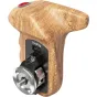 Rigu aksesuāri - SMALLRIG 3324 ROSETTE SIDE HANDLE WOOD WITH RECORD START/STOP REMOTE TRIGGER 3324 - ātri pasūtīt no ražotāja
